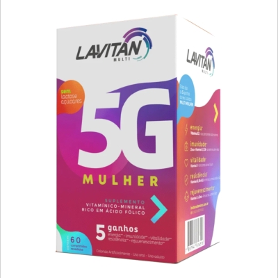 Lavitan 5g mulher 60 cpr cimed