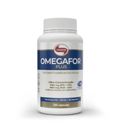 Omegafor Plus Vitafor Ômega 3 EPA e DHA 120 Cápsulas