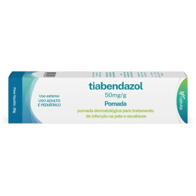 Tiabendazol 50mg/g Pomada Dermatológica 30g - Nativita 