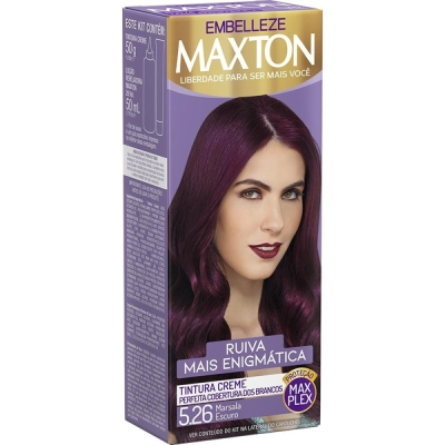Tint maxton kit econ 5.26 marsala escuro