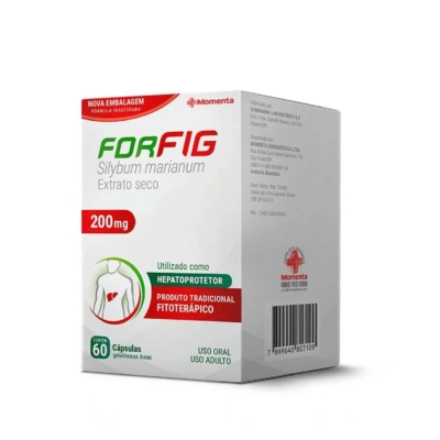 Forfig Silimarina 200mg 60 Cápsulas