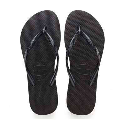 Sandália Havaianas Slim Lisa Preta 37/38 1 Par