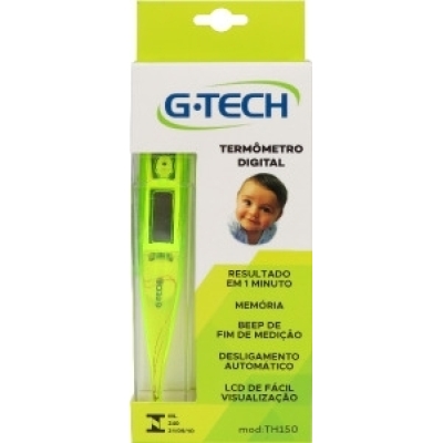 Termômetro Digital Clínico G-Tech Verde 1 Unidade