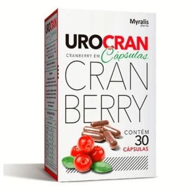 Suplemento Alimentar Urocran Cranberry 30 Cápsulas