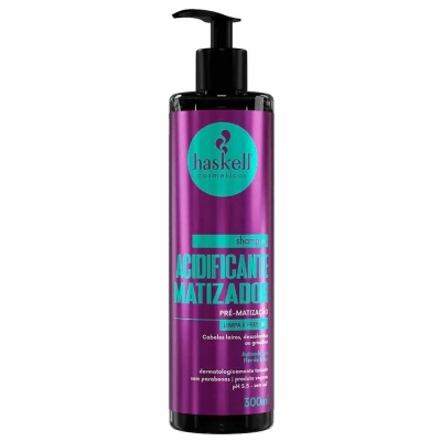 Shampoo Haskell Acidificante Matizador 300ml