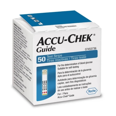 Tiras-teste de Glicemia Accu-Chek Guide 50 tiras