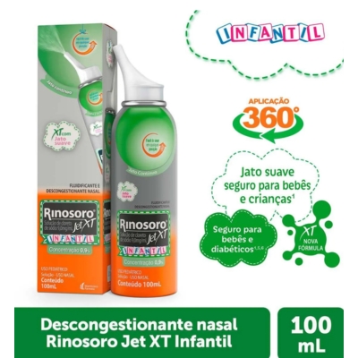 Rinosoro jet xt 0.9% infantil spy 100ml
