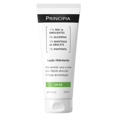 Loção Hidratante Principia Skincare LH-02 Ureia + Glicerina 200ml