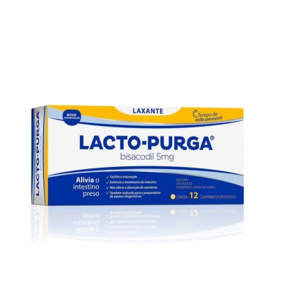 Lacto Purga Bisacodil 5mg 12 Comprimidos