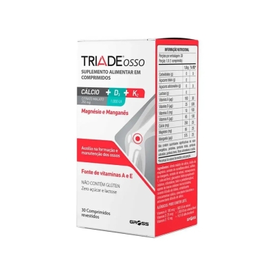 Polivitamínico Triade Osso 30 Comprimidos