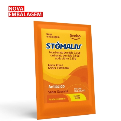 Antiácido Stomaliv Efervescente Guaraná Envelope 5g - 1 Unidade