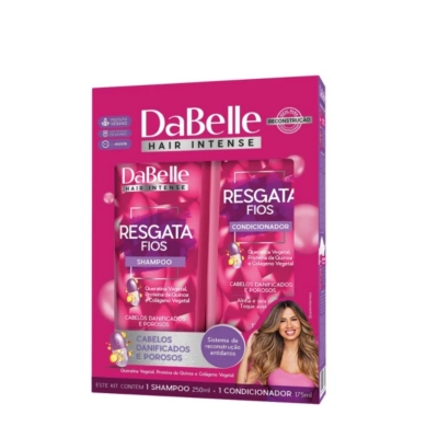 Kit Dabelle Resgata Fios Shampoo 250ml E Condicionador 175ml 