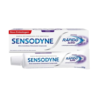Creme Dental Sensodyne Rápido Alívio Original 50g
