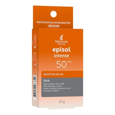 Protetor Solar Facial em Bastão Episol Intense FPS 50 17g