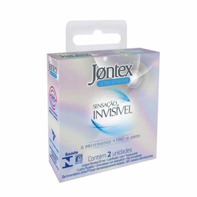 Preserv jontex sensacao invisivel 2un