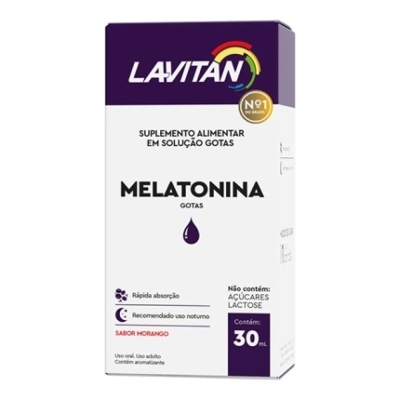 Lavitan melatonina 0.21mg 90 cpr morango cimed