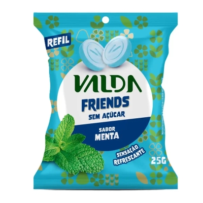 Pastilhas Valda Friends Menta 25g