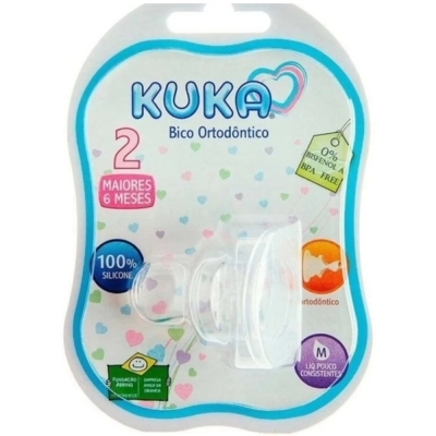 Bico de Mamadeira Kuka 6+ Meses, Ortodôntico, Ref.5067 1 Unidade