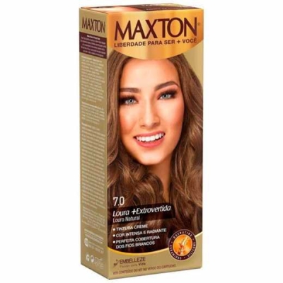 Tint maxton kit econ 7.0 louro natural