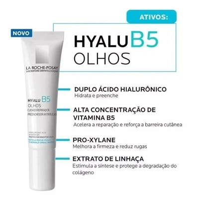 Creme Anti-Idade para os Olhos La Roche-Posay Hyalu B5 15ml