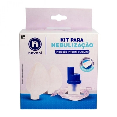 Kit Inalação Caixa Mode Encaixe X2 Com 2 Máscaras