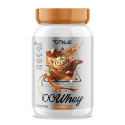 Whey Protein Topway 100% Concentrado Banoffe 900g