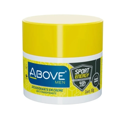 Desodorante em Creme Above Men Sport Energy Antitranspirante 48h 50g
