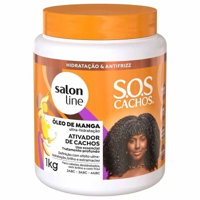 Ativador de Cachos Salon Line Sos Cachos Óleo de Manga 1kg