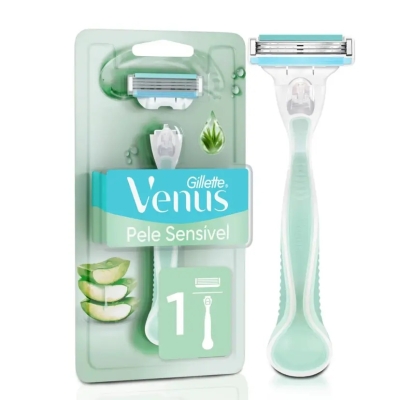 Aparelho de Depilar Gillette Venus Pele Sensível 1 Unidade