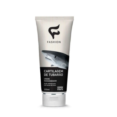Creme Massageador Cartilagem de Tubarao Bisnaga 200ml - Fashion