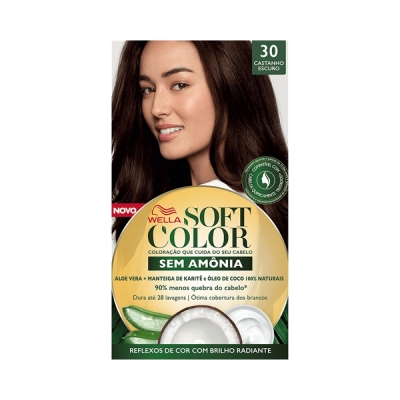 Tint soft color kit 30 castanho escuro 55g 