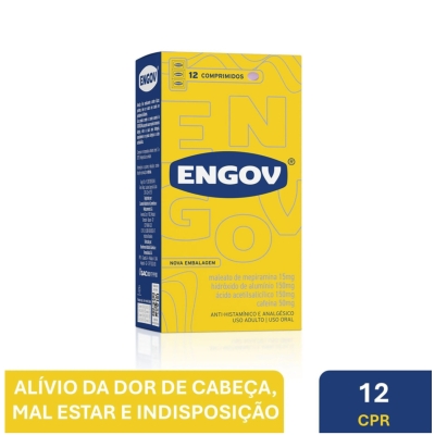 Engov 12 Comprimidos 