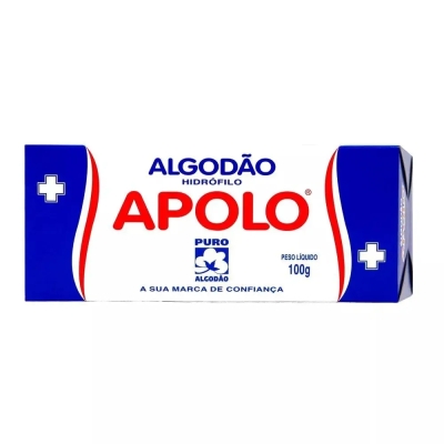 Algodao Hidrófilo Apolo 100g