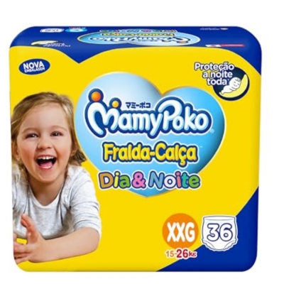 Fralda Mamypoko Calca Dia/Noite Hiper XXG 36 Unidades