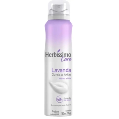 Desodorante Aerossol Antitranspirante Herbissimo Care Lavanda 150ml