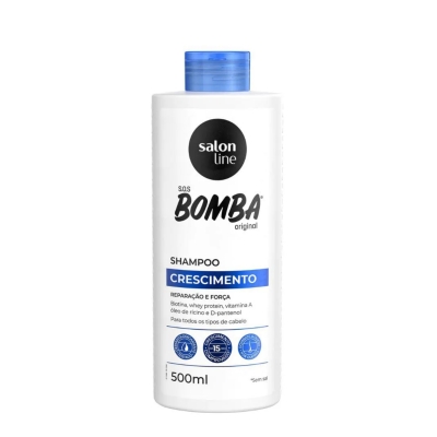 Shampoo S.o.s Bomba Orignal Crescimento Salon Line 500ml