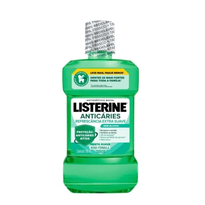 Enxaguante Antisséptico Bucal Listerine Anticáries Zero Álcool 500ml