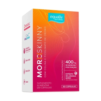 Suplemento Alimentar Equaliv Moro Skinny 400mg 60 Cápsulas