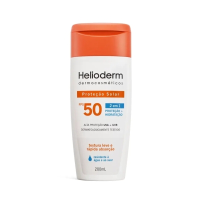 Protetor Solar Corporal FPS 50 Helioderm Suncare 200ml