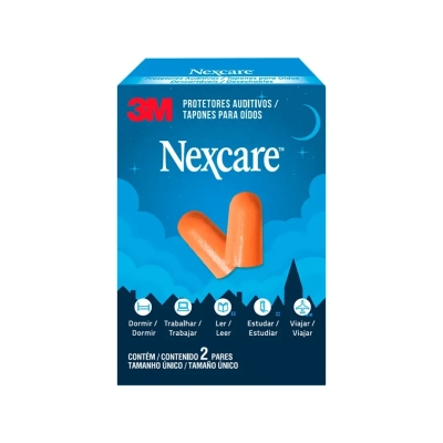 Protetor Auditivo Nexcare 2 Pares