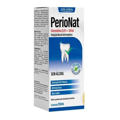 Solução Bucal Perionat Sem Álcool 250ml Arte Nativa