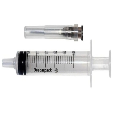 Seringa Agulha 25x0 7 3ml - 1 Unidade Descarpack