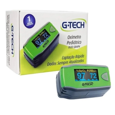 Oximetro de Pulso Infantil Oled Pediatrico - G-tech