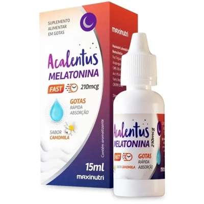Acalentus Melatonina Gotas Sabor Camomila 15ml