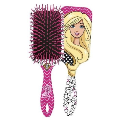Escova de Cabelo Condor Infantil Barbie Raquete