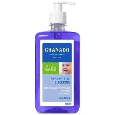 Sabonete Líquido de Glicerina Granado Bebê Lavanda 500ml