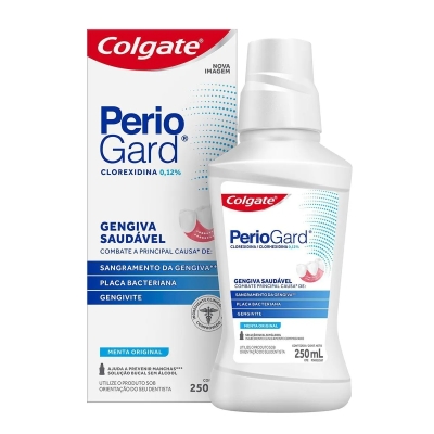 Enxaguante Antisséptico Bucal Colgate Periogard Sem Álcool 250ml