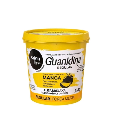 Salon Line Creme Alisante Guanidina Semente de Manga 218g
