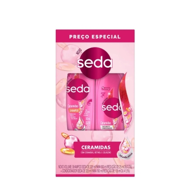 Kit Seda Ceramidas Shampoo 300ml + Condicionador 190ml