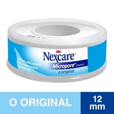 Fita Micropore Nexcare Branca 1,2mm x 4,5m